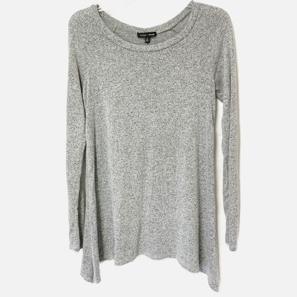 Moa Moa Small Gray Speckled Sweater - Picture 1 of 5